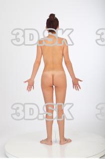 Whole body modeling pose of nude Molly 0005